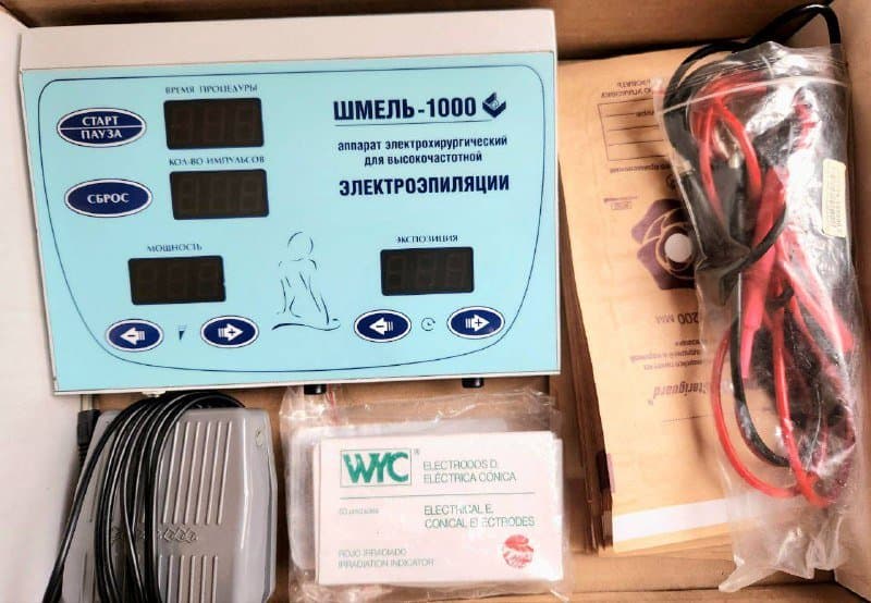 Аппарат электроэпиляции Шмель-1000 1