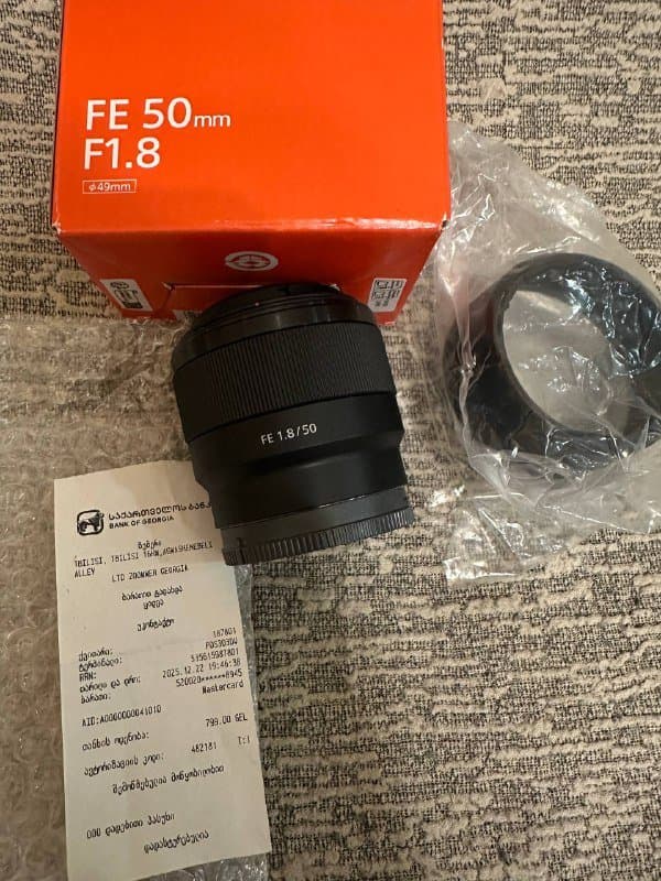 Sony FE 50mm F1.8 объектив новый