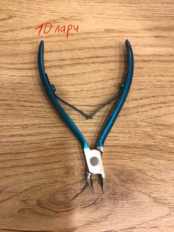 Кусачки для ногтей, щипчики для кутикул, щетка для пяток 4