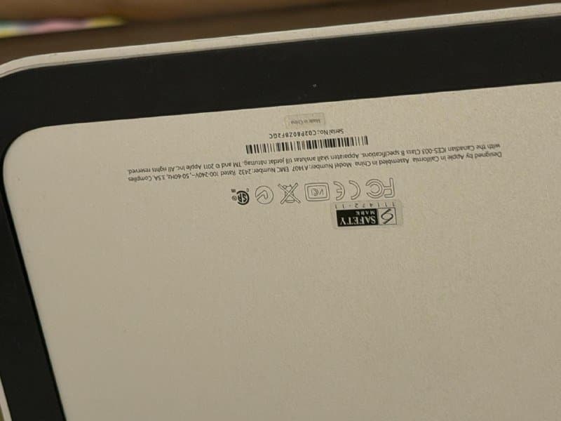 Монитор Apple Display 27” Model A1407 3