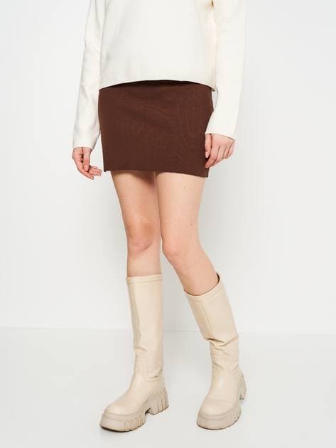 Теплая мини юбка Stradivarius, размер S