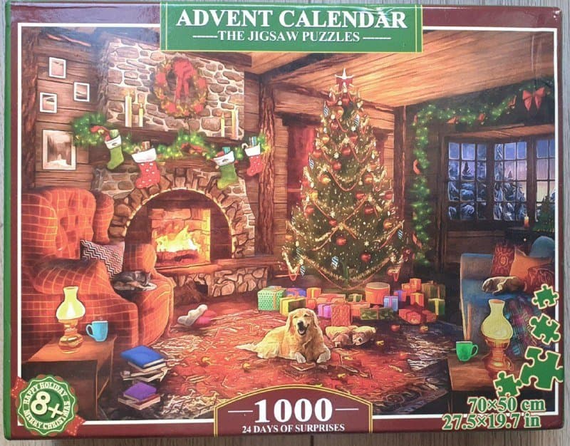 Пазл адвент новогодний 1000 деталей 1