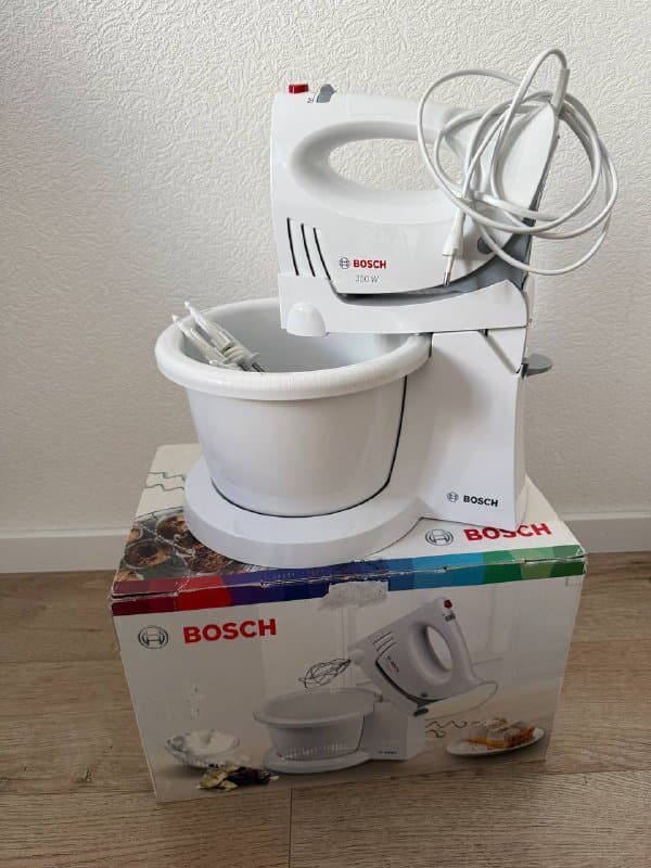 Стационарный ручной миксер Bosch с чашей 3 л 1