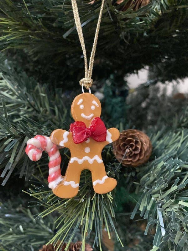 Ёлочные игрушки ручной работы, человечек 8