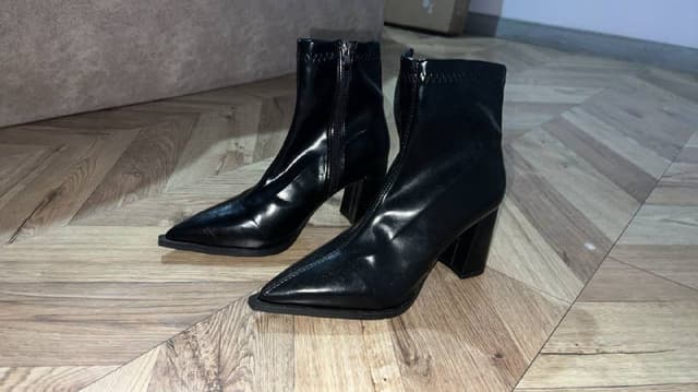 Ботильоны женские черные размер 40