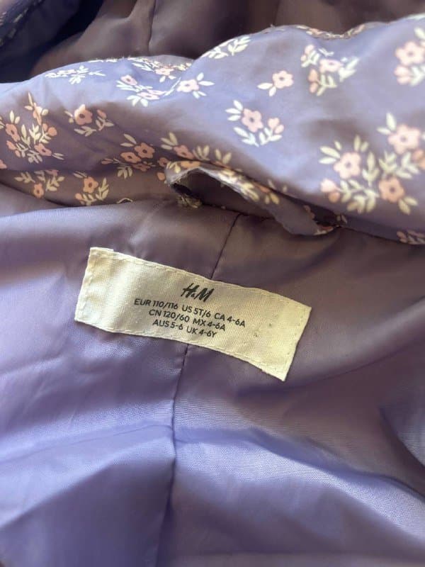 Курта зимняя H&M на 4-5 лет 2