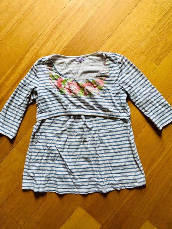 Топ для кормления, хлопок с эластином, р.46