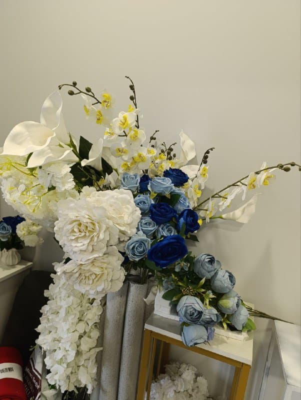 Стойки для украшения, искусственные цветы, пенопластовые шарики 7