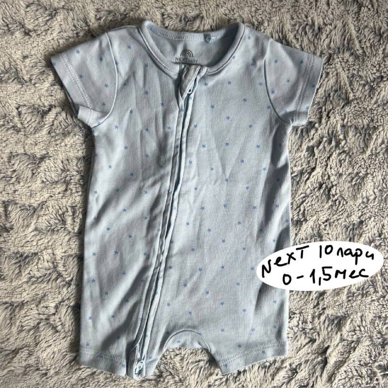 Боди и шапочка для новорожденного 1