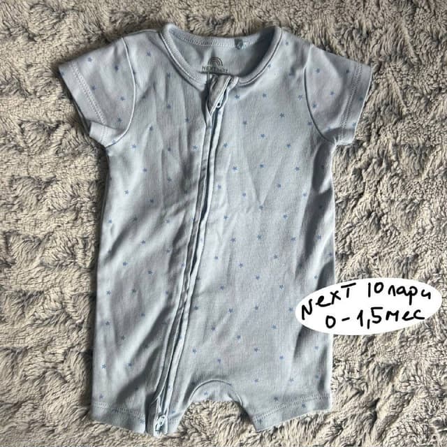 Боди и шапочка для новорожденного