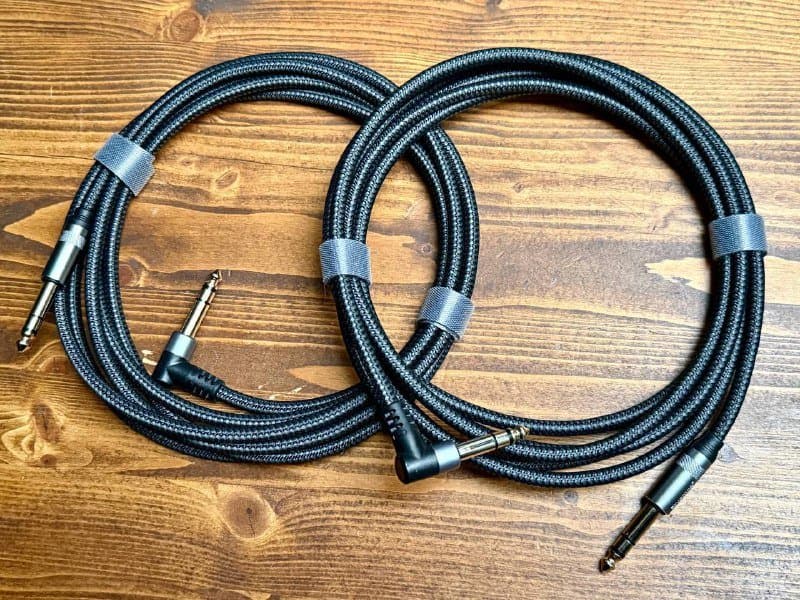 Аудио кабеля 2 шт. TRS 6,3mm Jack Stereo 3 метра 2