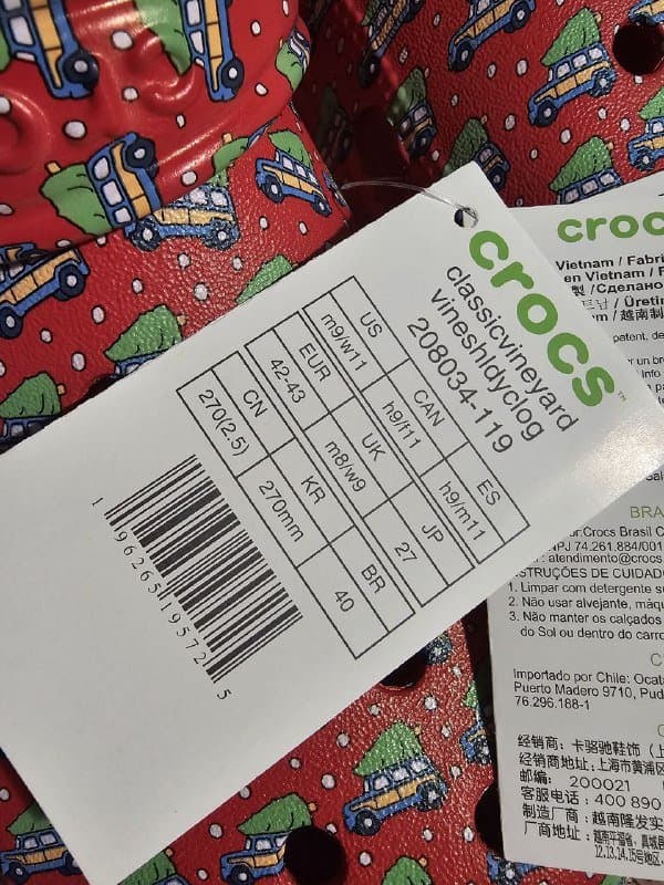 Новые новогодние Crocs размер 42 3