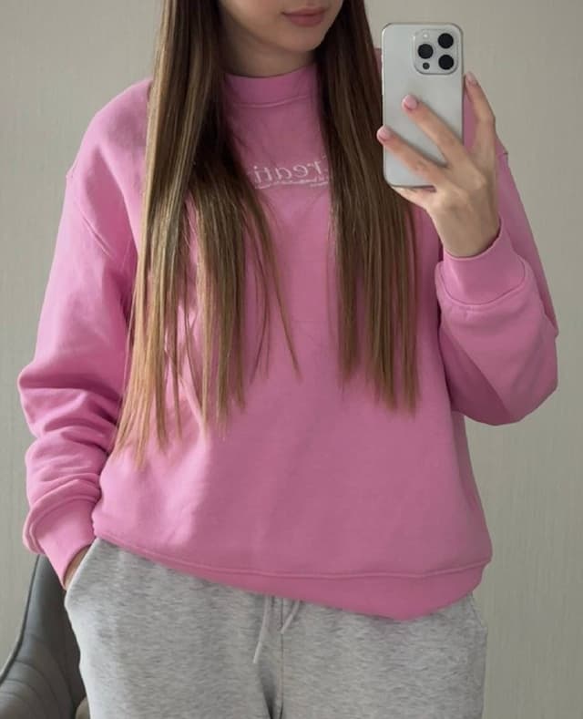 свитшот на флисе размер M/L