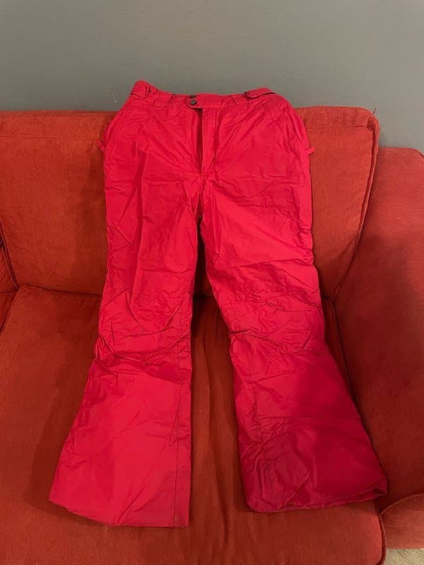 Горнолыжные штаны розово-красные размер S