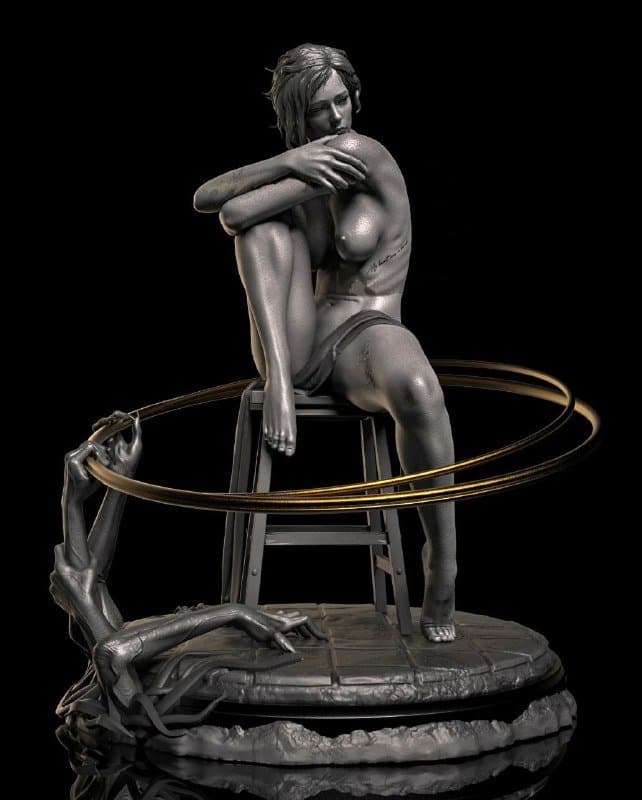 Статуэтка Numinous из фотополимера для покраски 2