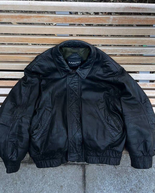 Кожанная куртка мужская натуральная L 1