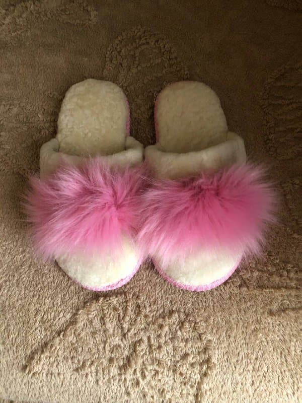 Тапки из натуральной овчины, сланцы 39 размер 1