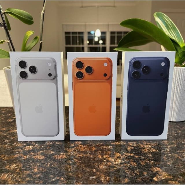 Iphone 17 Pro Max 256GB Blue, Orange, Silver