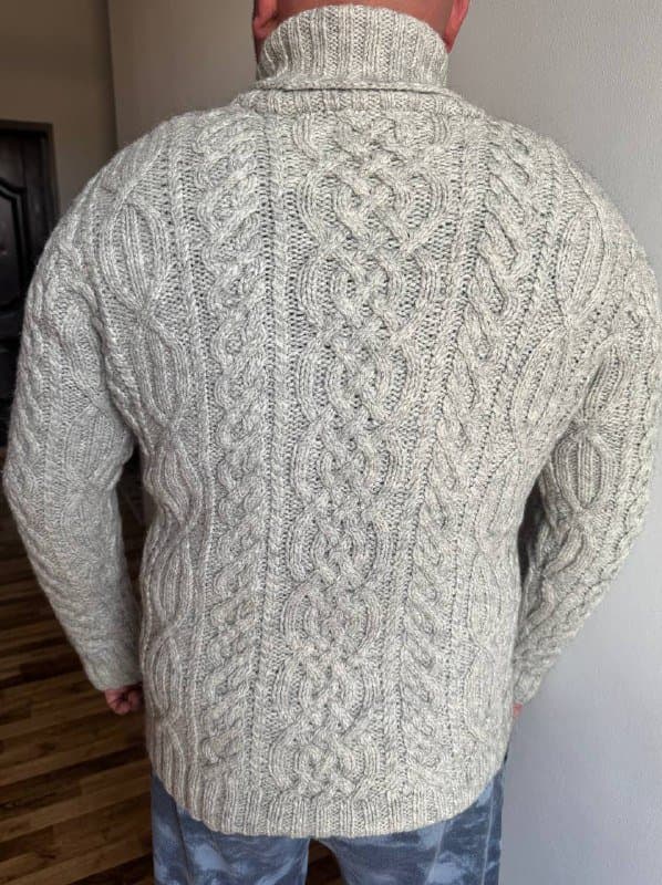 Мужской свитер Ralph Lauren шерсть и альпака размер L 3