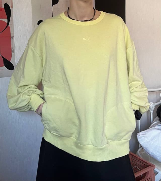 свитшот puma с карманами