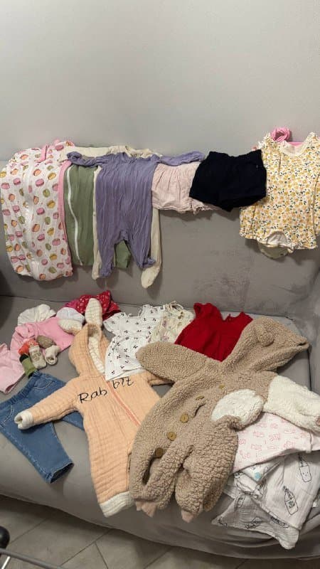 Пакет одежды для девочки 0-3 мес