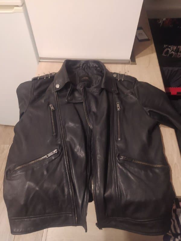 Кожаная куртка мужская 2