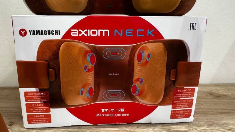 Японский массажёр для шеи YAMAGUCHI Axiom Neck 4