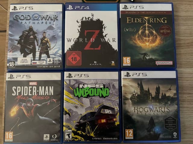 Диски для PS5 и PS4 игры
