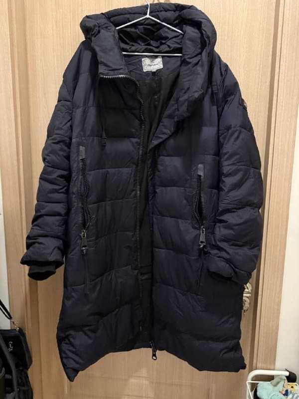 Пуховик удлиненный мужской XL