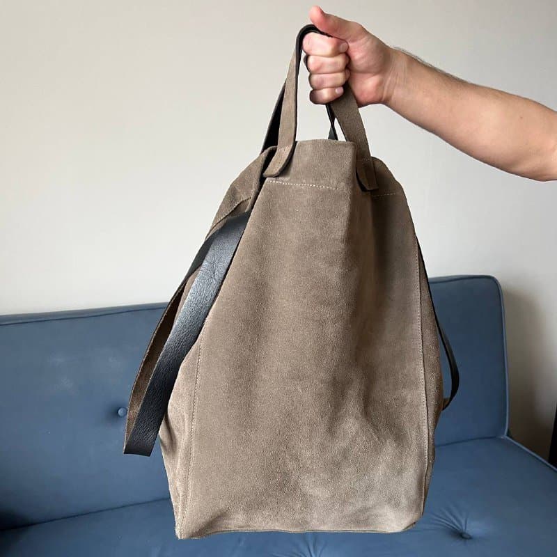 Кожаная сумка котомка Massimo Dutty 1