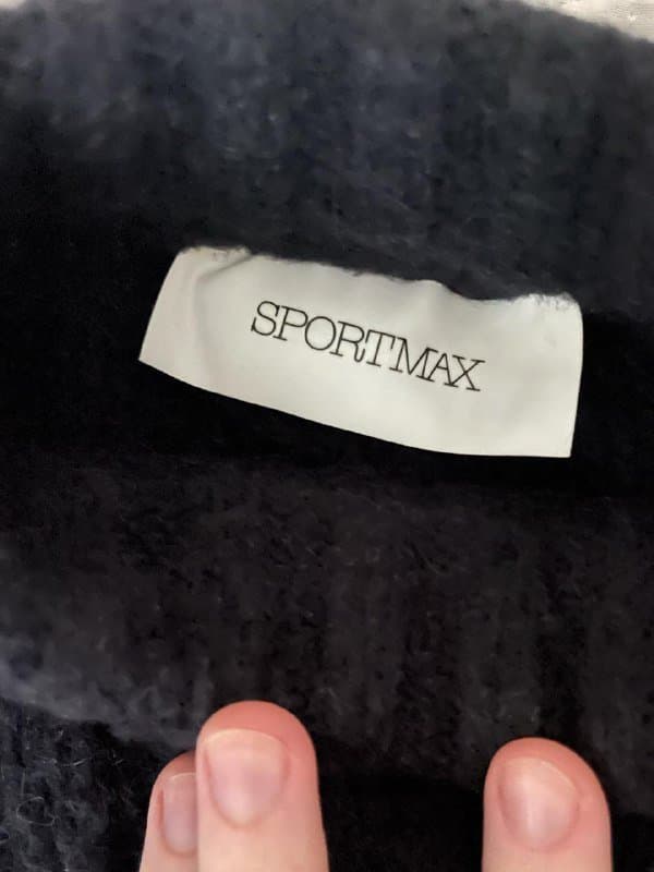 Черный свитер из альпаки, джинсовая юбка Paloma Wool 6