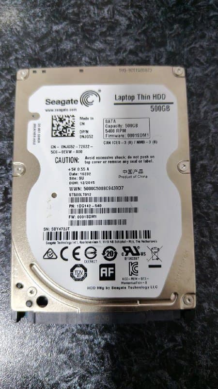 HDD для ноутбуков 500GB, 1TB 4