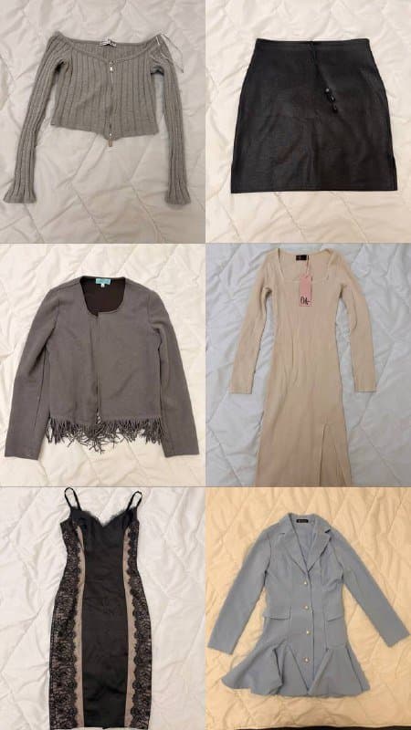 Пакет женской одежды, этажерка и набор для наращивания ресниц 2