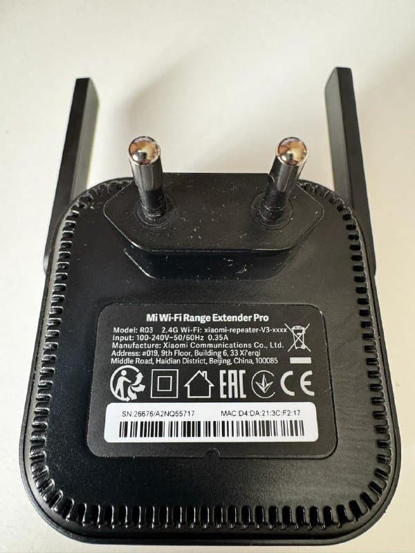 Усилитель сигнала Xiaomi Mi WiFi Range Extender Pro 2