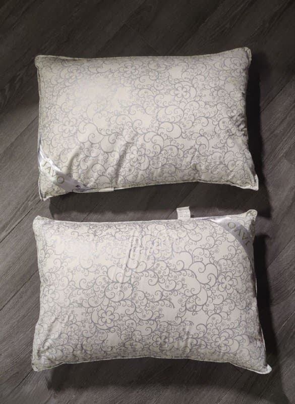 Подушки перьевые среднего уровня жёсткости 3 шт размер 50х70