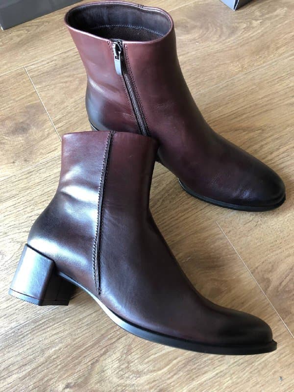 Кожаные ботинки Ecco, 40 р. 4