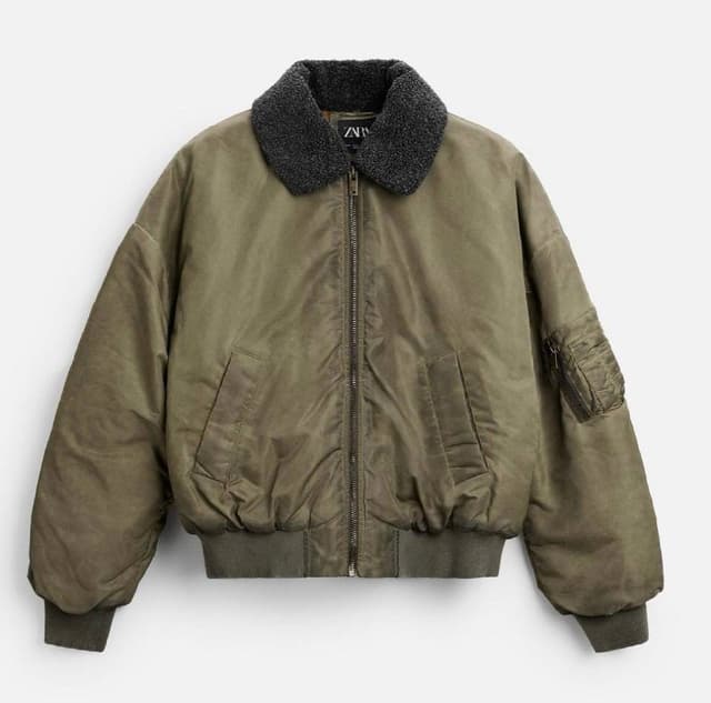 бомбер Zara размер L