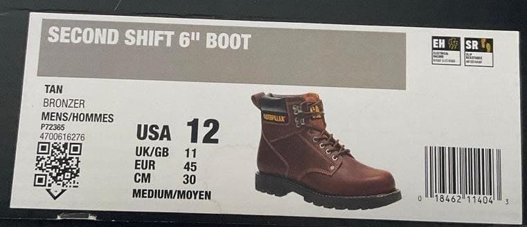 Мужские ботинки Caterpillar, размер 12 US 8