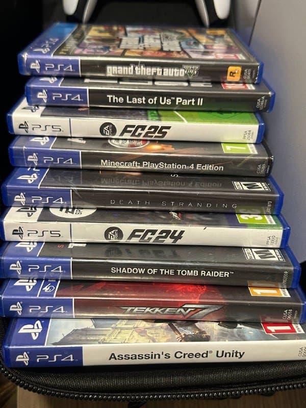 Игры для PS4 и PS5 Grand Theft Auto, Minecraft, Tekken, Assassin's Creed