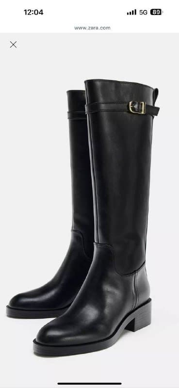Сапоги Zara женские 40 размер