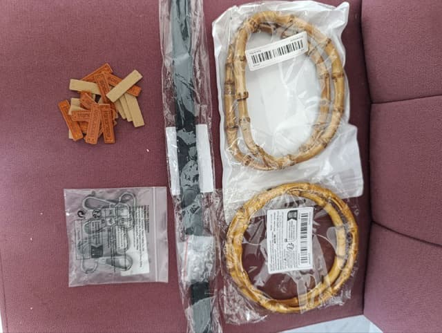 Ручки бамбук, кожаный, наборы комплектующих