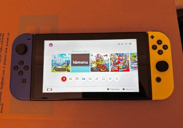 Прошитый Nintendo Switch, карта памяти 64ГБ