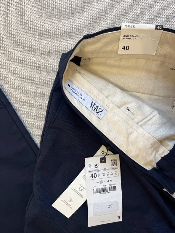 Брюки ZARA, Чёрные джинсы C&A 5