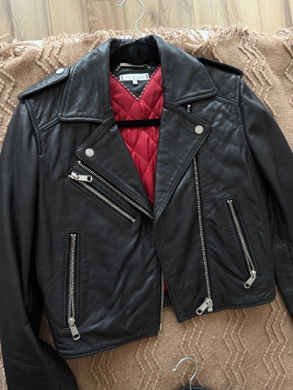 Куртка Tommy Hilfiger кожа размер S