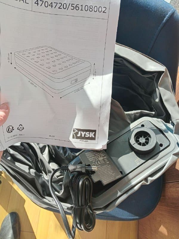 Надувной матрас с компрессором Jysk 5