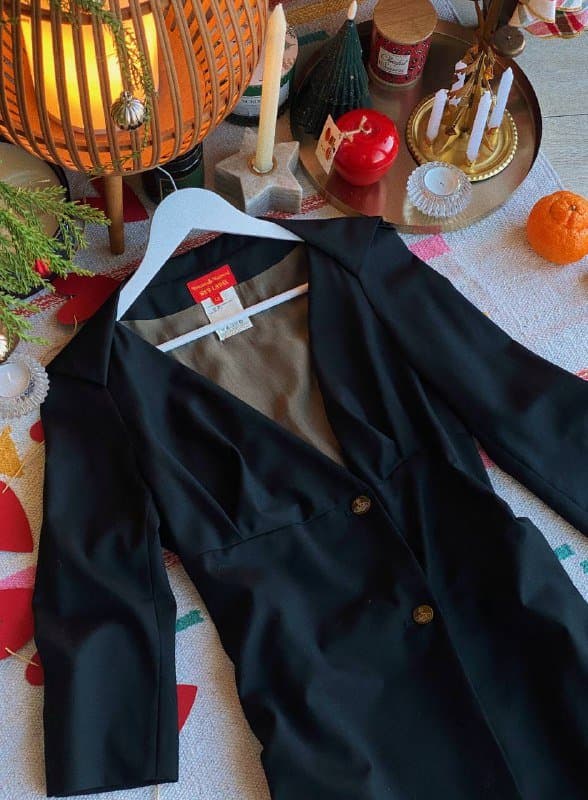 Платье-халат Vivienne Westwood, шерсть, размер 44,S 2