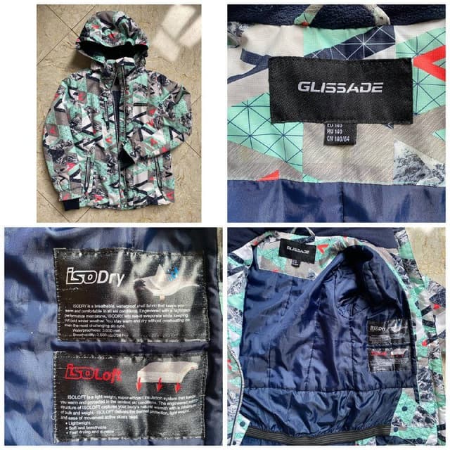 Лыжная куртка мембрана размер 140