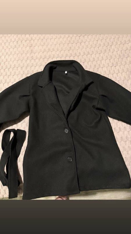 Весеннее пальто, велосипедки чёрные, платье, кофта, юбка, велосипедки хаки