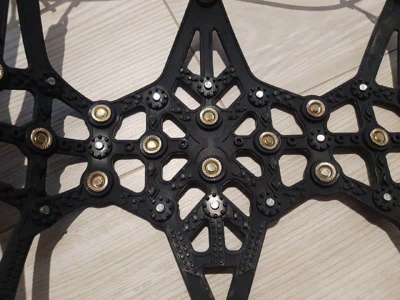 Резиновые/пластиковые цепи на колеса полный комплект 3