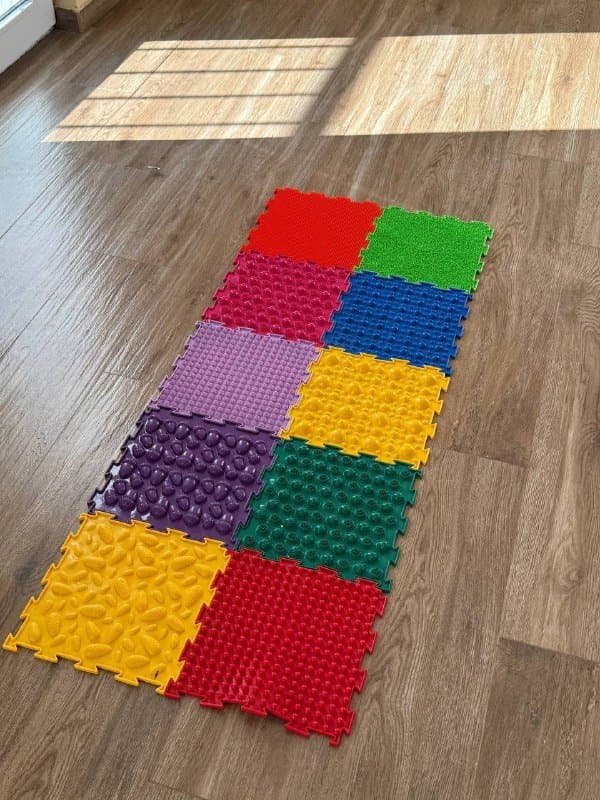 Ортоковрик с блоками для массажа стоп 2